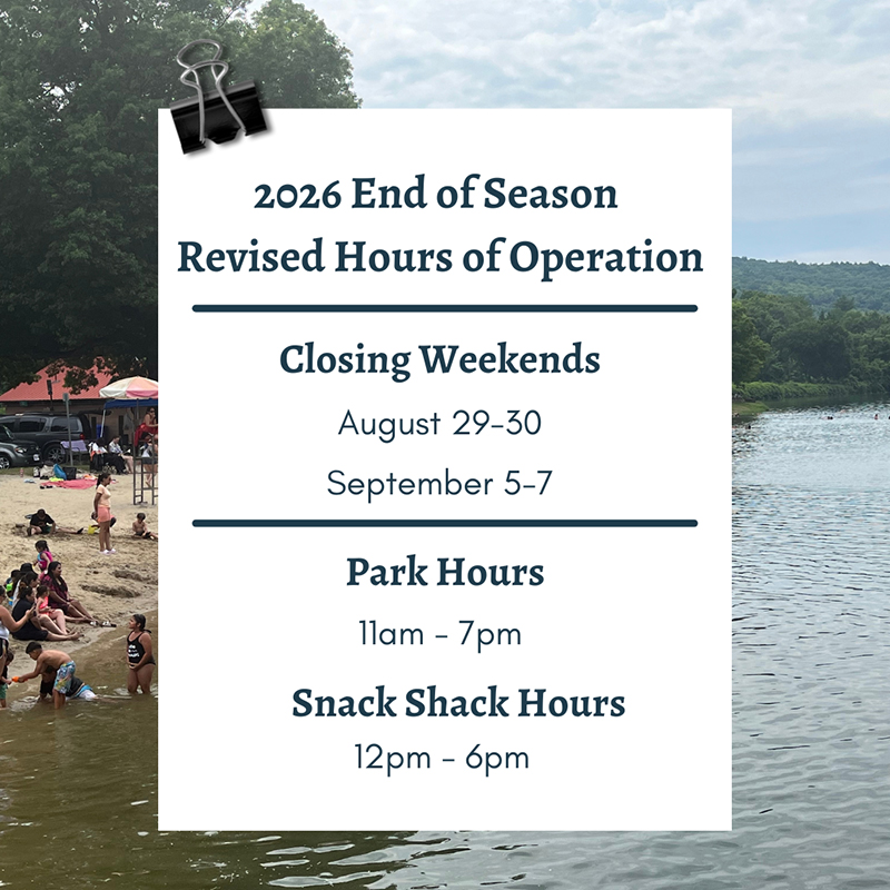 2026 End of Season Hours